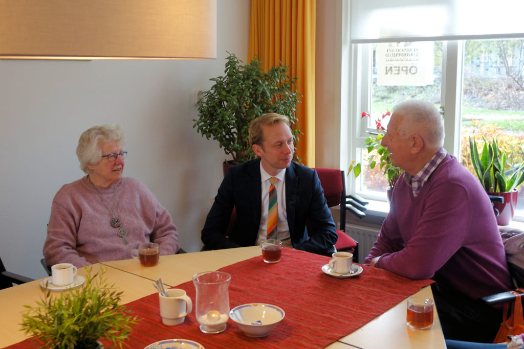 burgemeester bezoekt Inloophuis Culemborg